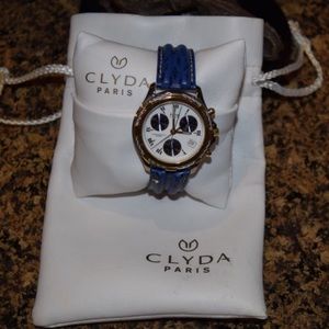 Vintage Clyda Paris Chronograph Watch Ladies